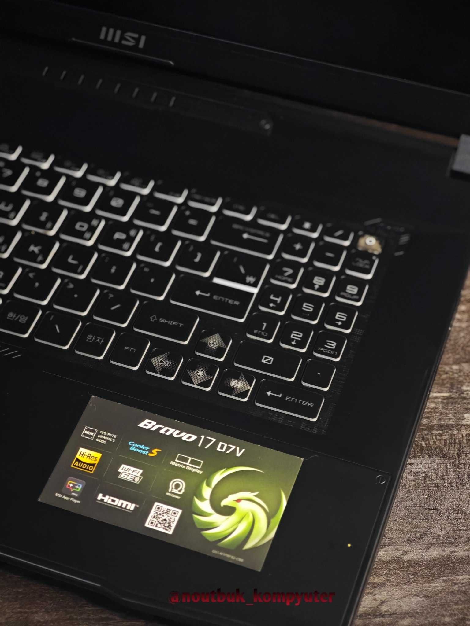 Мощный игровой Msi R7 7735H RTX 4060