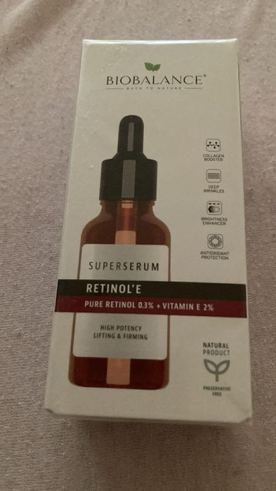 Ser de fata Bio Balance Retinol'e Retinol pur 0,3 + Vitamina E 2%