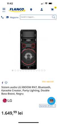 Boxa bluetooth Lg rn7