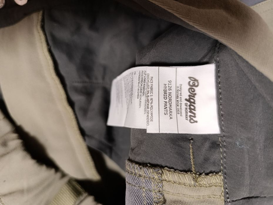 Bergans of Norway Nordmarka hybrid pants