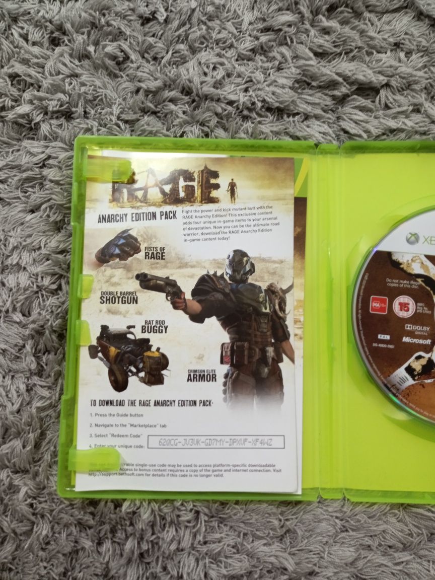 Transport 14lei orice Joc/jocuri Rage Xbox360/xbox one