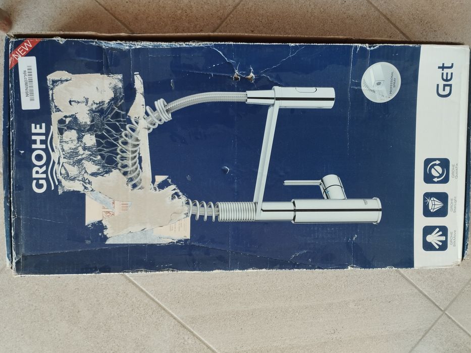 Baterie Bucatarie Noua, Grohe Get Chrome 30361000