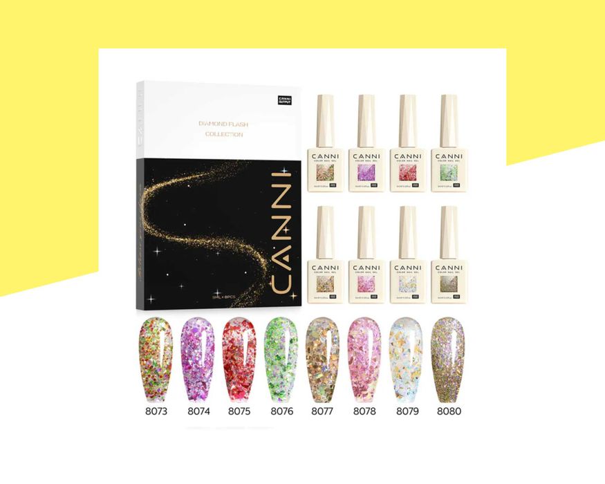 Професионален хипоалергенен гел лак серия „Prism Flash“ CANNI – 9 мл.