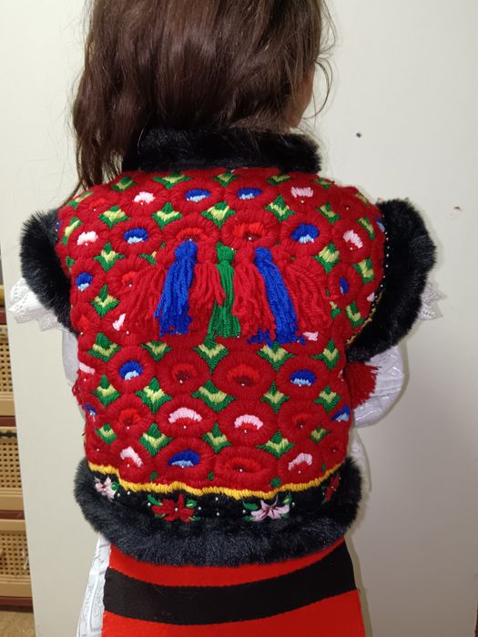 Cojocel tradițional Maramureș pentru fetite