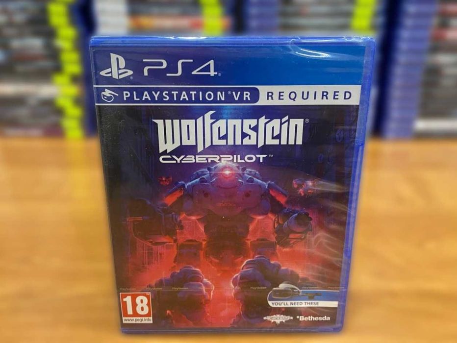 Новый Wolfenstein: Cyberpilot VR PS4 Большой Выбор Игр