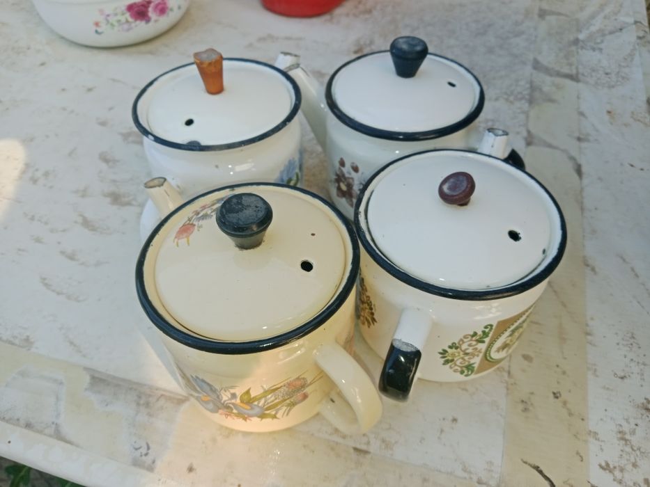 Чайники железные СССР, Ложки и вилки