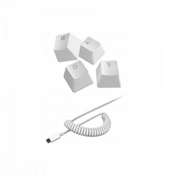 ^ Комплект кейкапов RAZER PBT Keycap + Coiled Cablee - Mercury