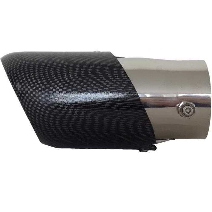 Накрайник ауспух 2471 цветен, сив, карбон, черен 60мм-63мм