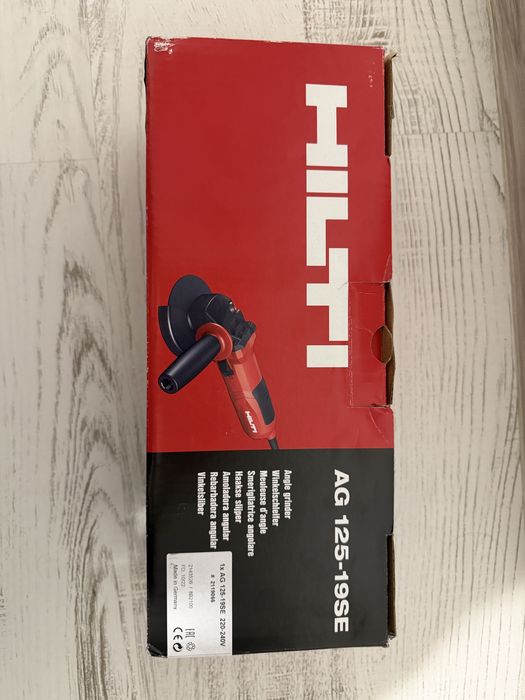 Polizor HILTI AG125-19SE nou