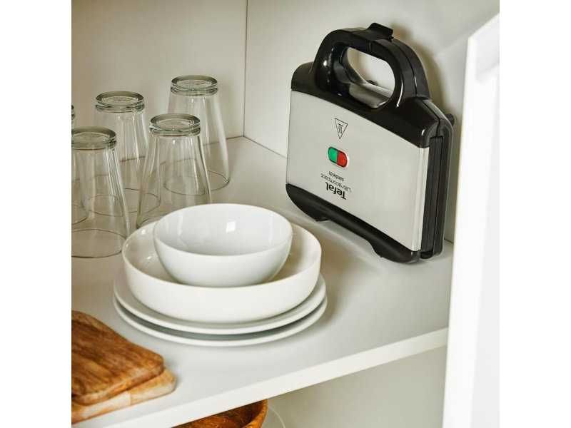 Тостер за Сандвичи с Незалепващо Покритие Tefal Ultracompact SM155212