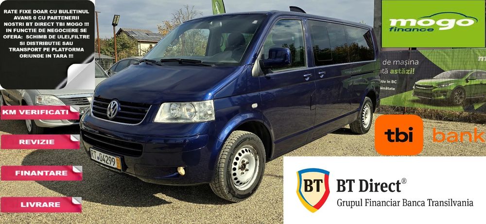 Volkswagen Transporter T5 Caravelle 4x4 diesel 175 c,p 9 locuri Webasto clima 2500 cm3