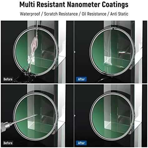 Нов 72 mm филтър поляризатор Оптично стъкло снимки фотография