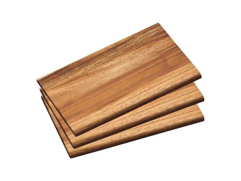 3 Броя Комплект Дървени Дъски за Сервиране и Закуска Kesper 28403