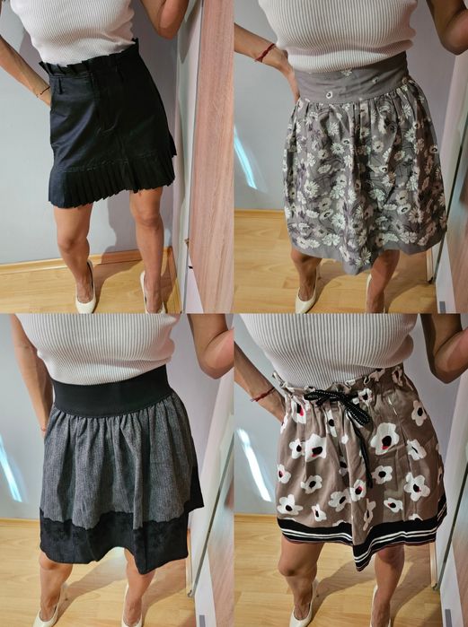 Дамски поли с висока талия XS и S размер