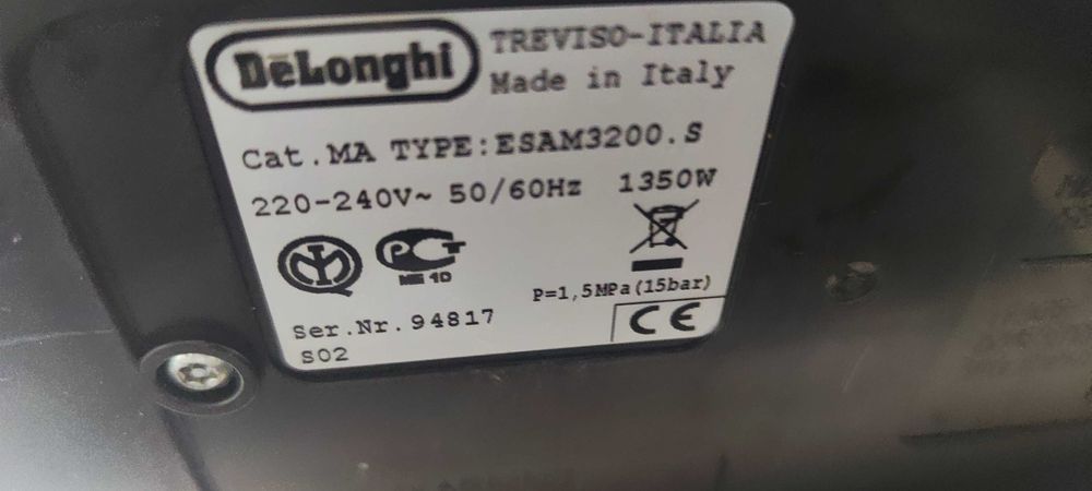 Espressor Automat DeLonghi Magnifica ESAM 3200.S Aparat cu Cafea Boabe