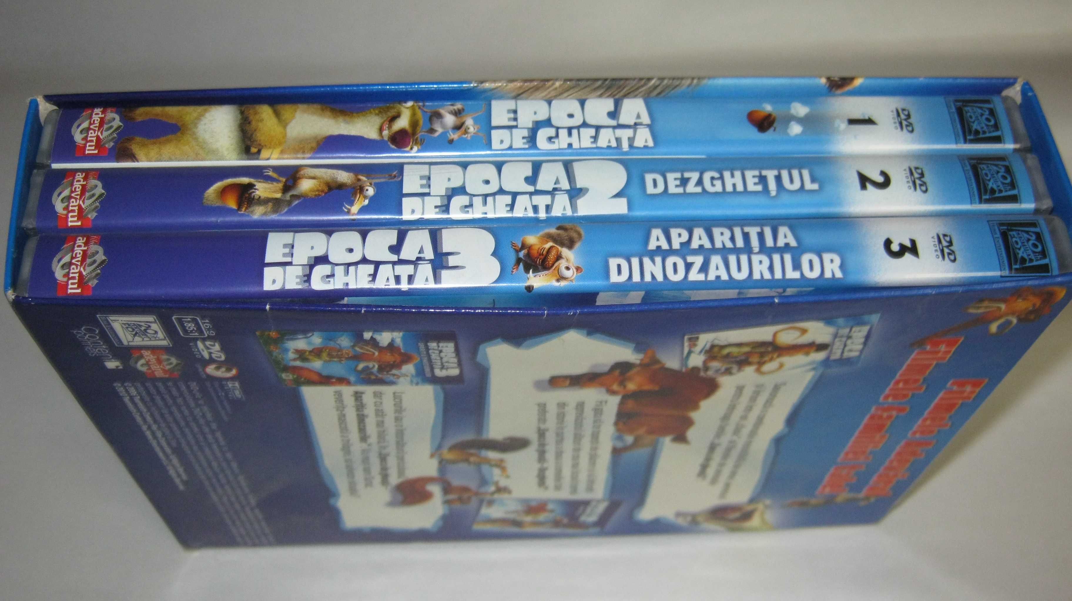 Colectia DVD Epoca de gheata,Ice Stage,3 bucati in original