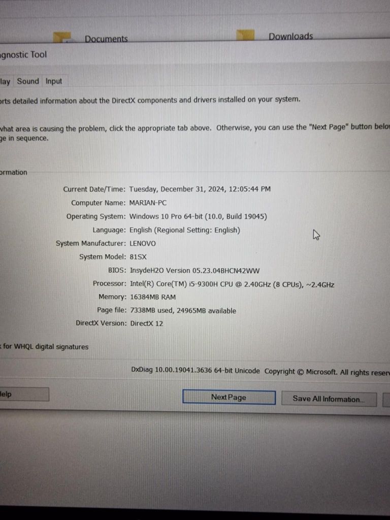 Laptop gaming Lenovo