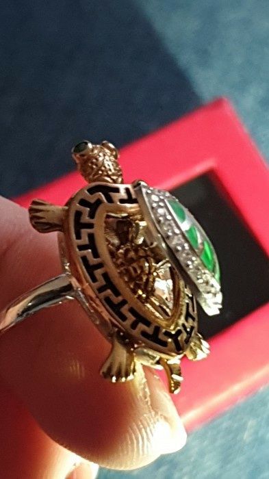 Inel broscuță Argint 925