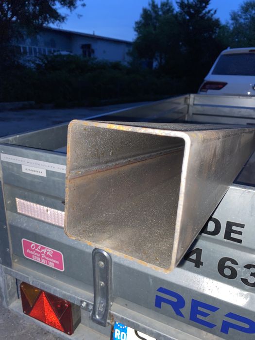 Teava patrata 100 x 100 x 4 si 3 m