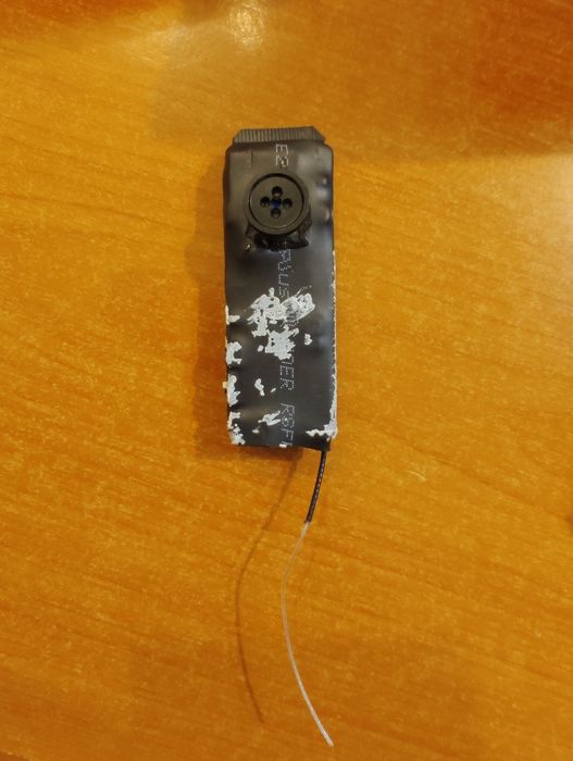 Sistem spion, camera și casca.