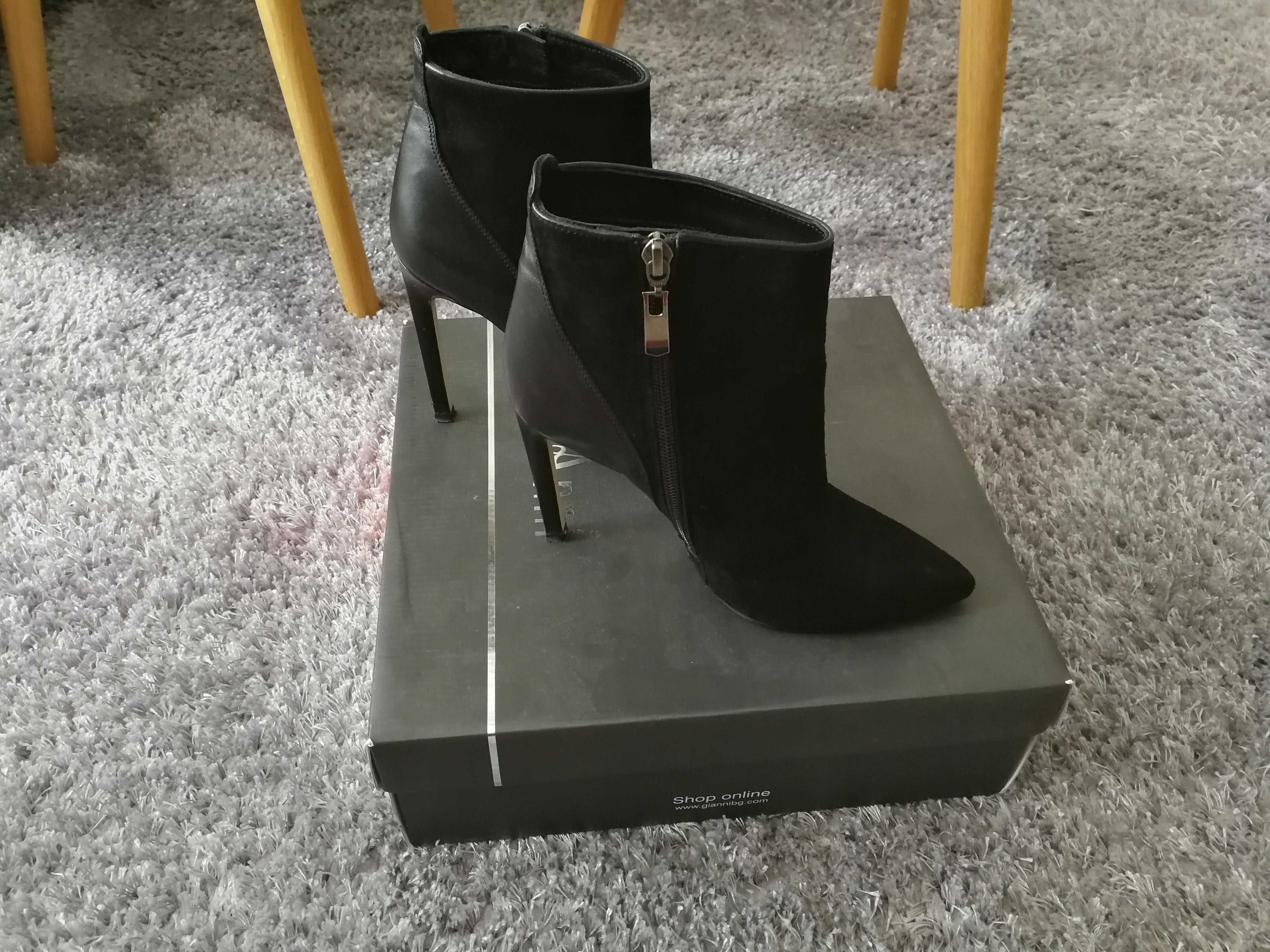 Дамски елегантни велурени боти Gianni, номер 37
