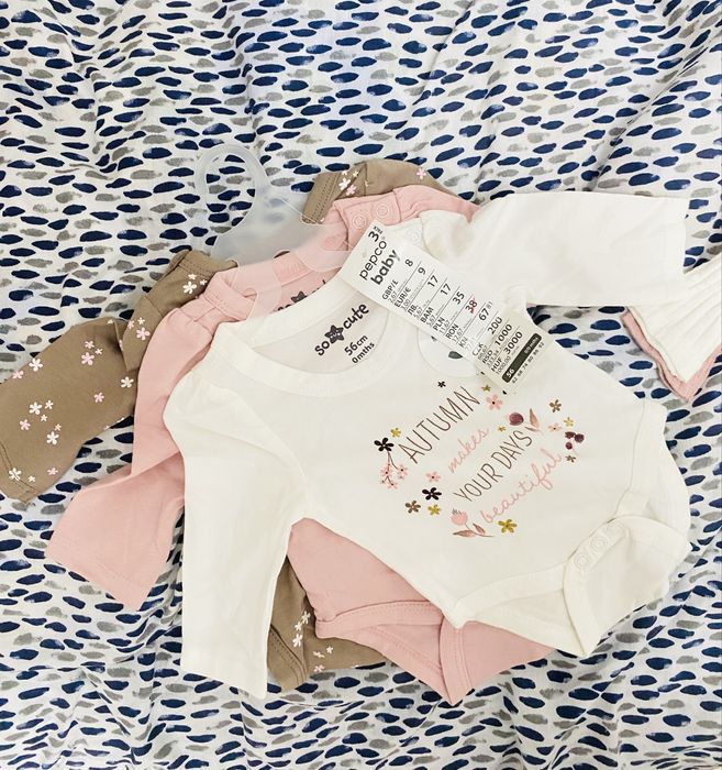 Lot bebe fetita 56 si 62 cm