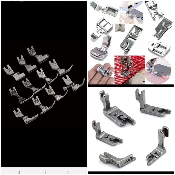 Accesorii, dispozitive, ace, graifare, suveici ,mosorele,pinioane etc.