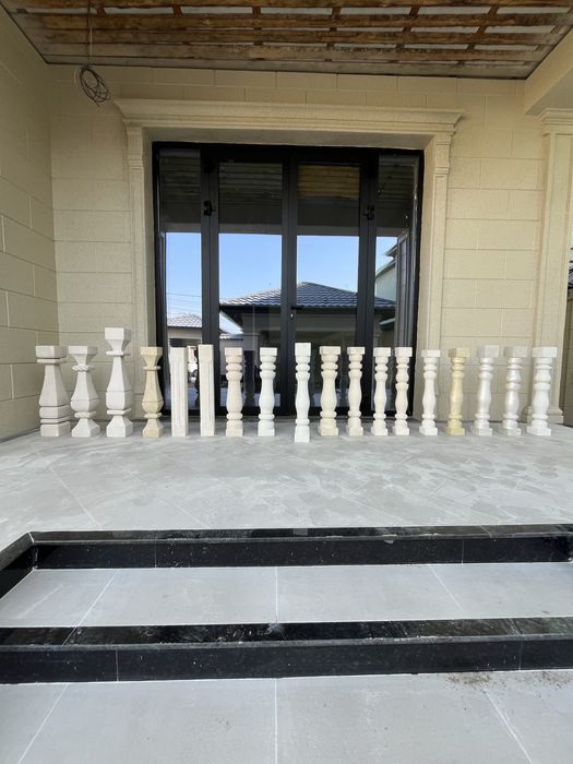 Балясины и перила из натурального камня | Изготовление + Установка