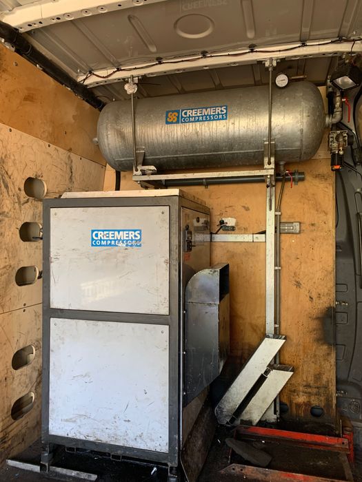 Compresor pe motorina