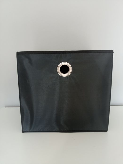 Кутия за съхранение, черни органайзери, 3 броя комплект