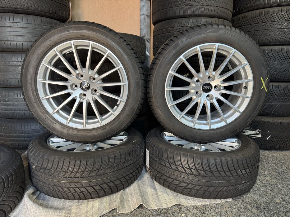 Set Complet Jante Anvelope Audi A4 A5 F5 225/50/R17 98H Brigestone