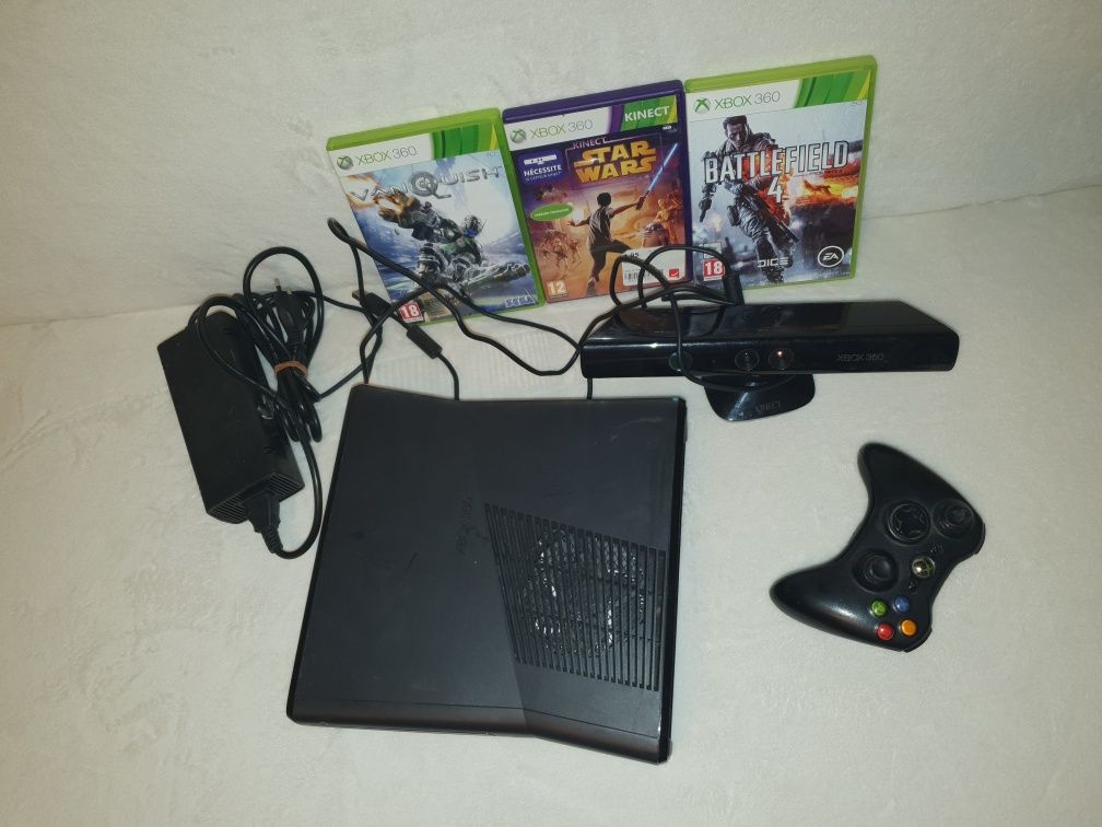 Xbox360 kinect și maneta originala wireless