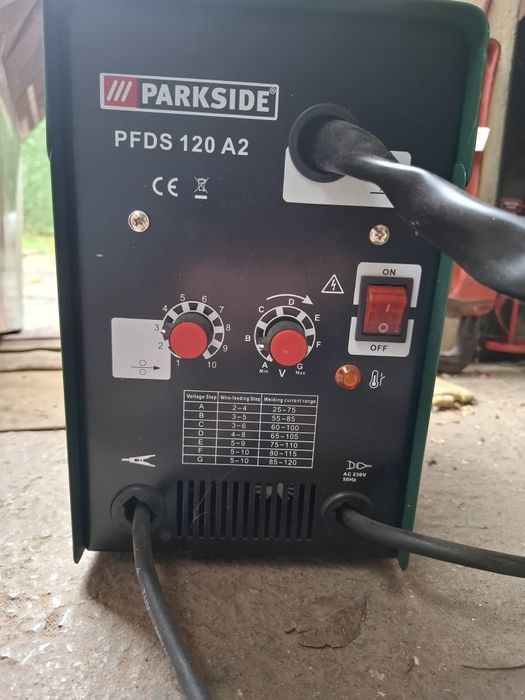 Parkside Парксайд телоподаващ заваръчен апарат