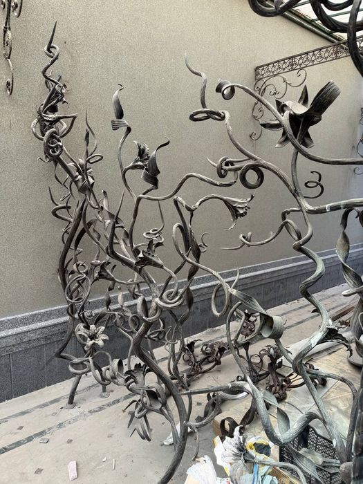 Кованный забор ручной работы