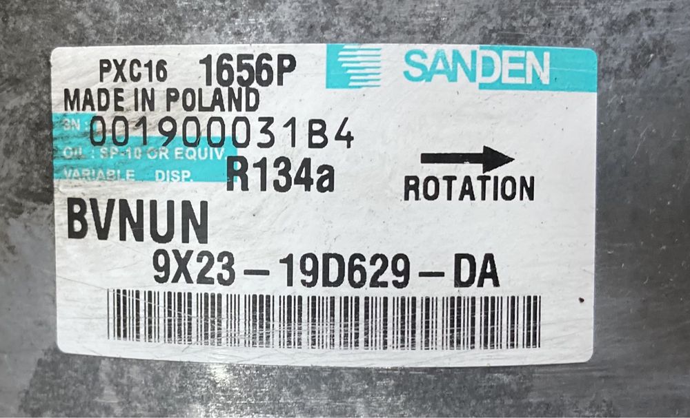 Range rover sport 2012година 3.0d 245кс Компресор климатик