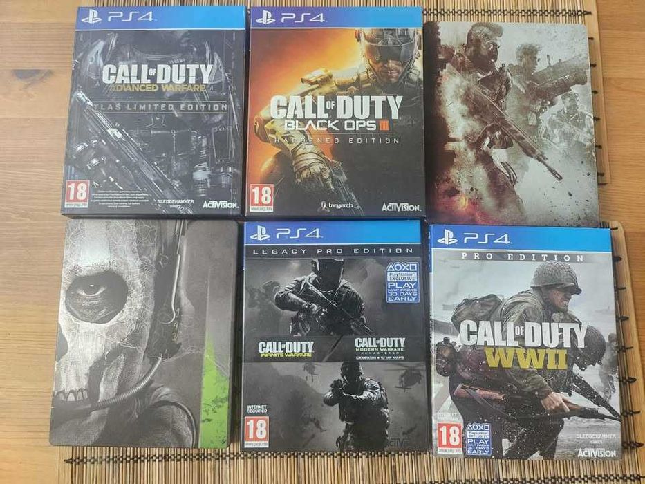 PS4, PS5 Call of Duty Steelbook lot