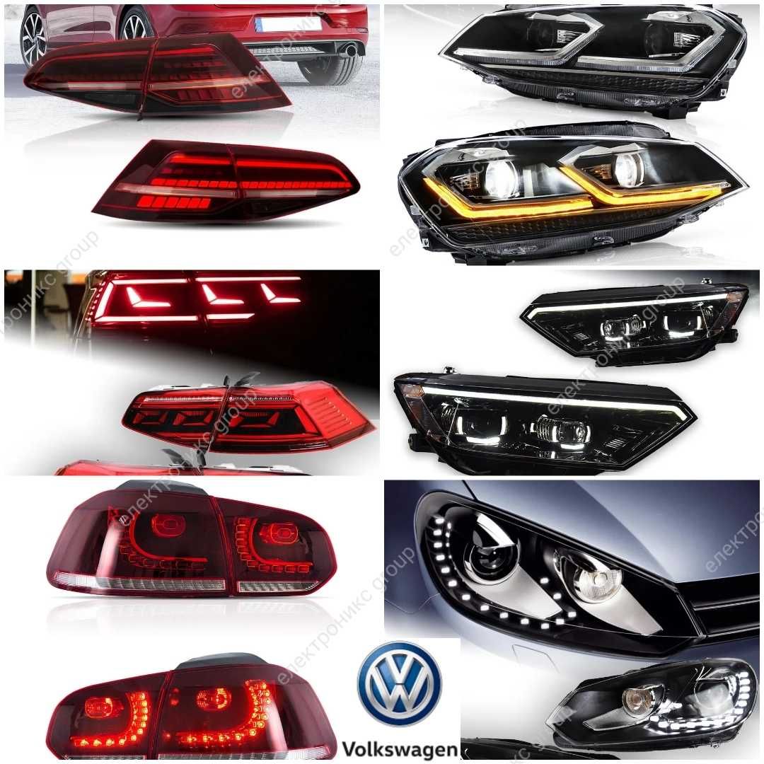 LED фарове лед VW passat golf стопове динамични farovevstopove