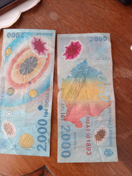 bagnote cu eclipsa din 2000