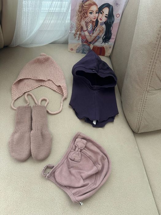 Бебешки лотчета шапки 0-6м