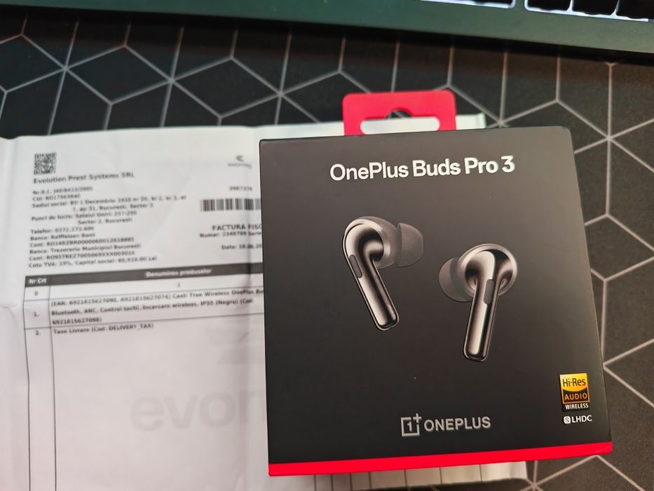 Căști True Wireless OnePlus Buds 3 Pro NOI/Garanție 2027