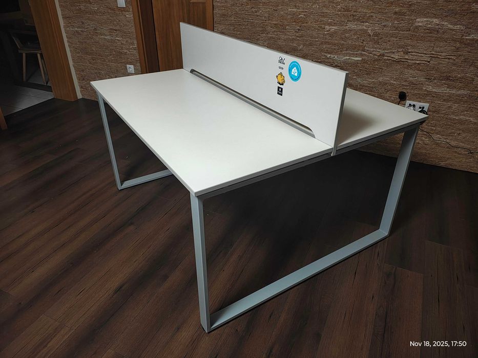 Birou dublu profesional, 140 x 120, stare excelenta