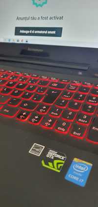 Laptop Gaming Lenovo Y50-70  15,6 FHD" intel i7 ,16GRAM, GTX 960M 4GB
