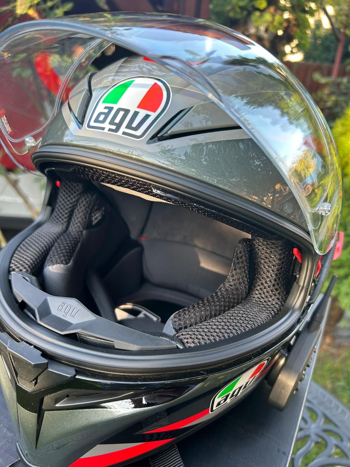 Cască moto AGV K6 cu  intercom