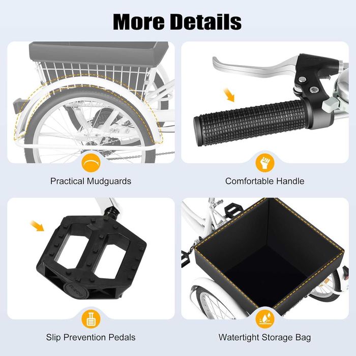 tricicleta adulti 20'' 8 viteze