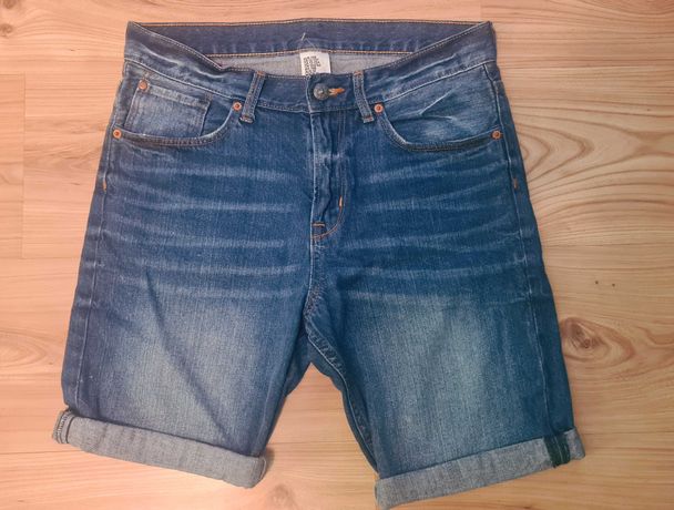 Pantaloni scurti blugi bermude jeans 158 11 12 ani