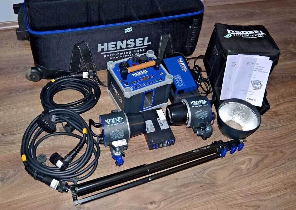 Vand/Schimb Hensel Strobe Porty 12 Lithium, 2x EH PRO MINI 1200 P