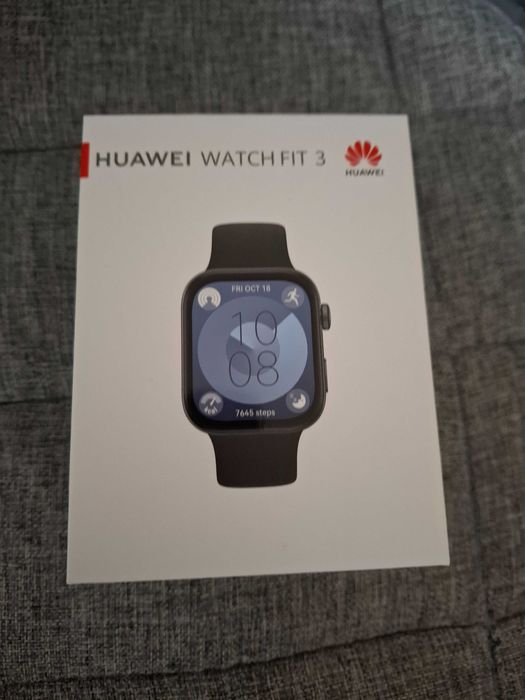 Смартчасовник Huawei Watch Fit3 Black