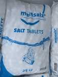 Tablete/Pastile sare marina, pentru statii dedurizare apa, sac 25 kg