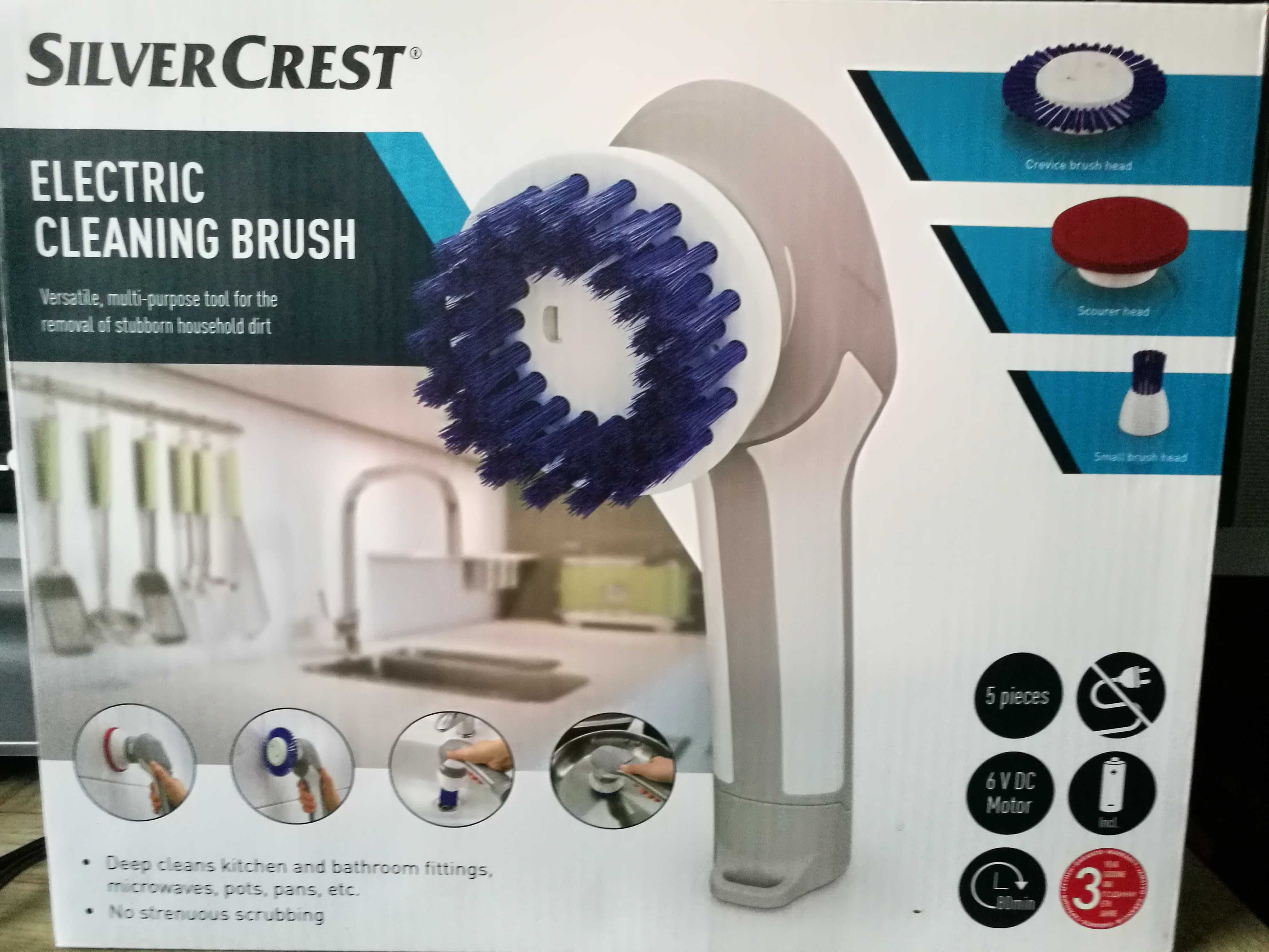 Silver crest electric cleaner brush