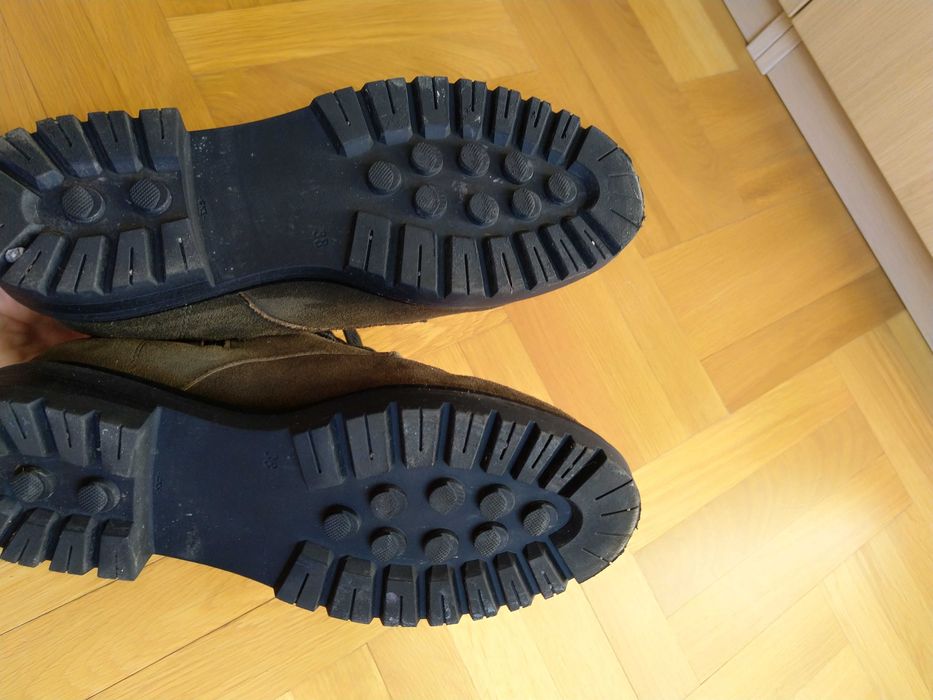 Дамски боти 38 номер естествен велур